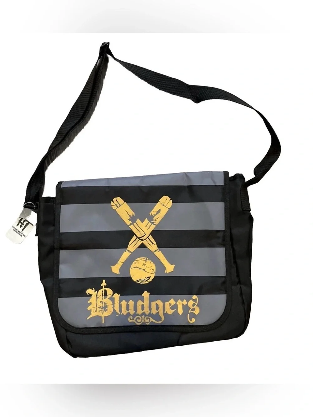Harry Potter Hot Topic Messenger Bag Gryffindor Bludgers Quidditch New - NWD